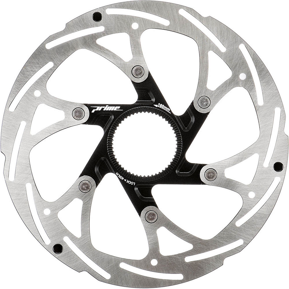 Prime Center Lock Disc Brake Rotor - Argent - 160mm, Argent