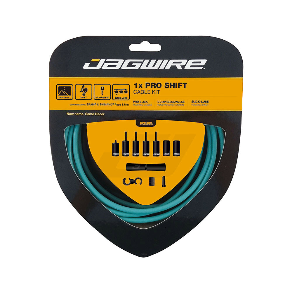 Jagwire Pro 1x Shift Gear Cable Kit - Bianchi Celeste, Bianchi Celeste