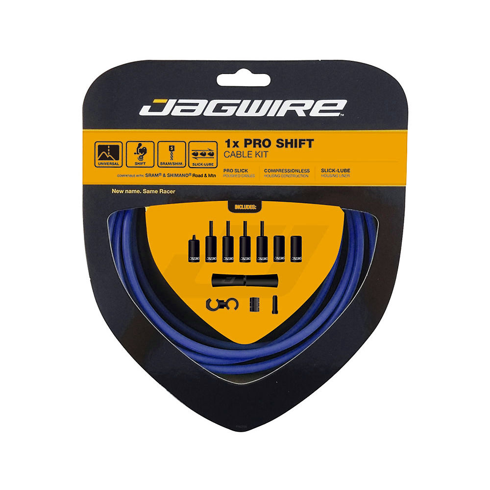 Jagwire Pro 1x Shift Gear Cable Kit - Blue, Blue