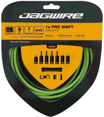 Jagwire Pro 1x Shift Gear Cable Kit - Green, Green