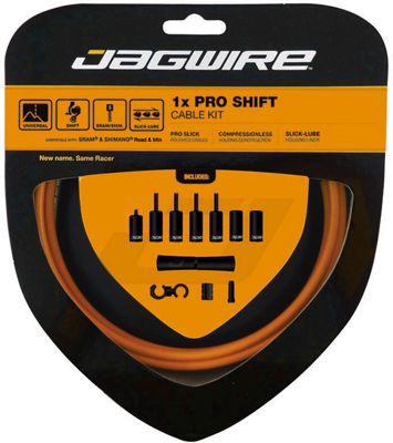 Jagwire Pro 1x Shift Gear Cable Kit - Orange, Orange