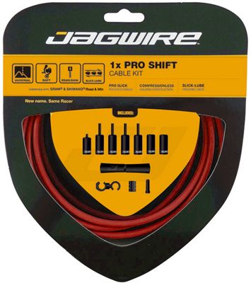 Jagwire Pro 1x Shift Gear Cable Kit - Red, Red