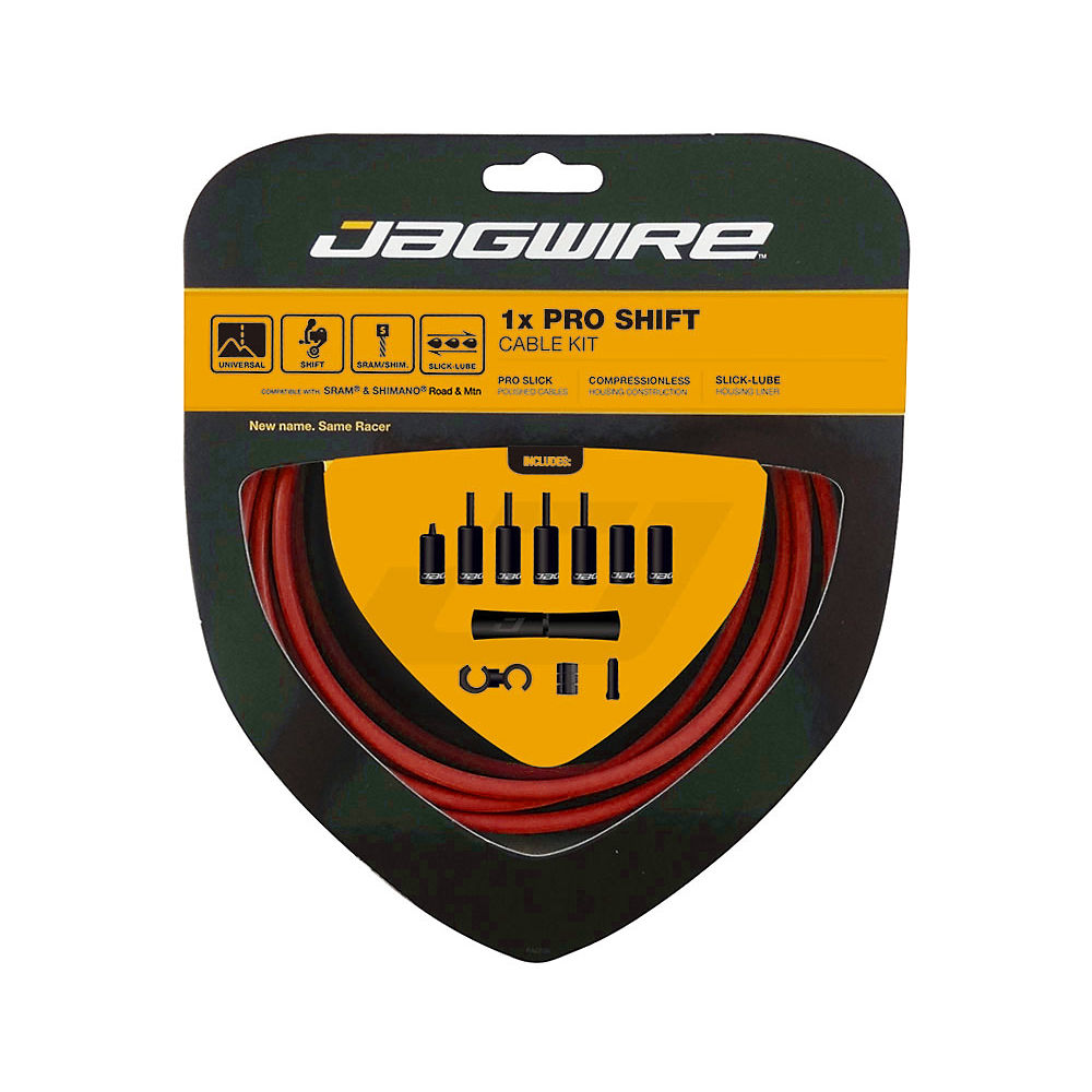 Jagwire Pro 1x Shift Gear Cable Kit - Red, Red