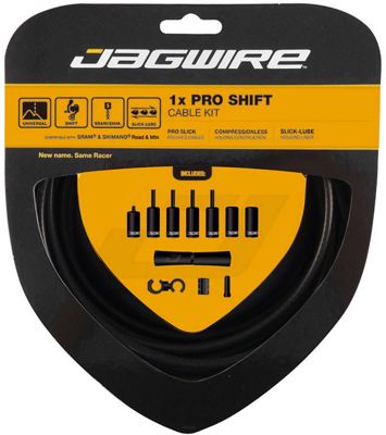 Jagwire Pro 1x Shift Gear Cable Kit - Stealth Black, Stealth Black