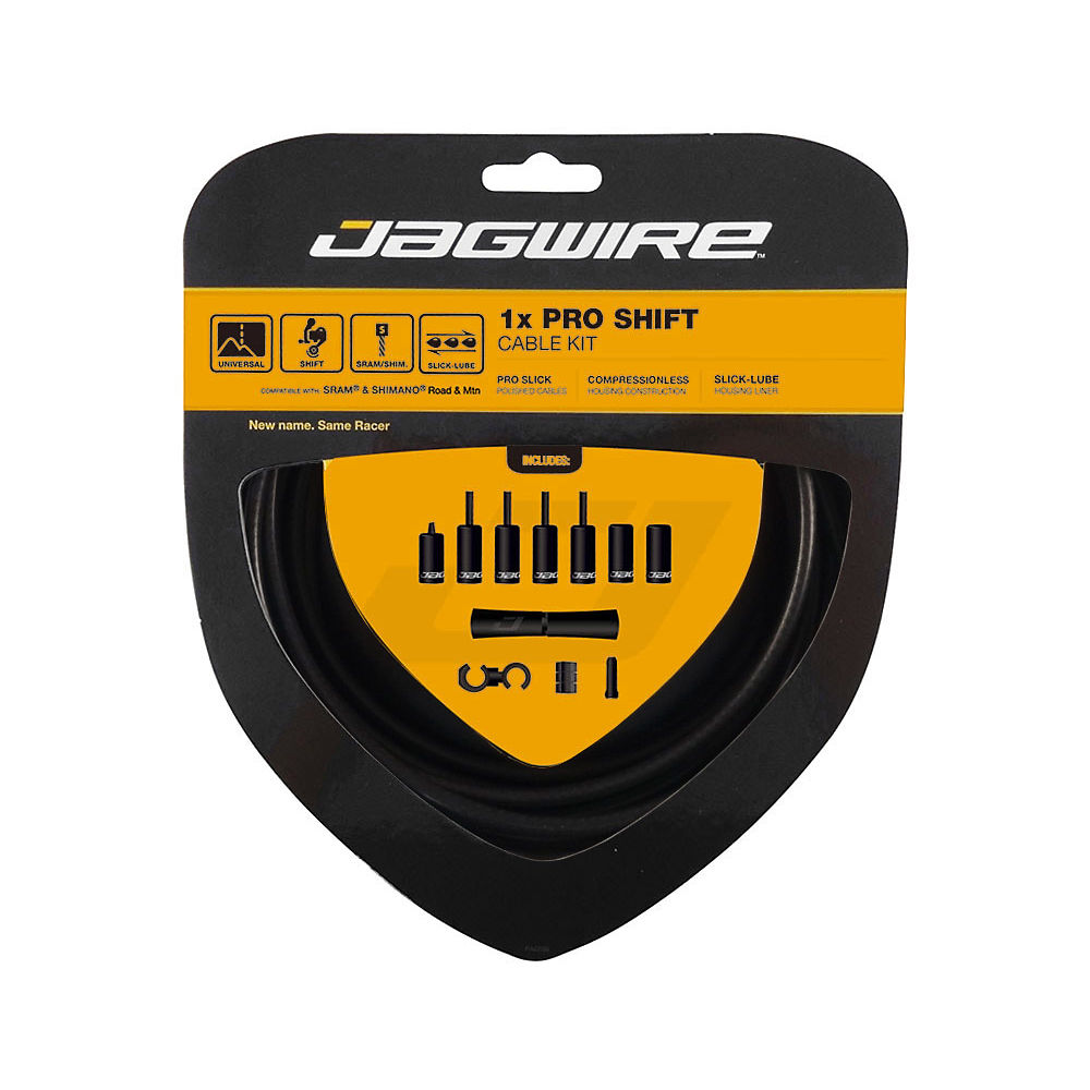 Jagwire Pro 1x Shift Gear Cable Kit - Stealth Black, Stealth Black
