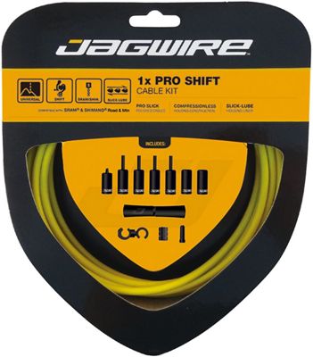 Câble et gaine de dérailleur Jagwire Pro (1x) - Jaune
