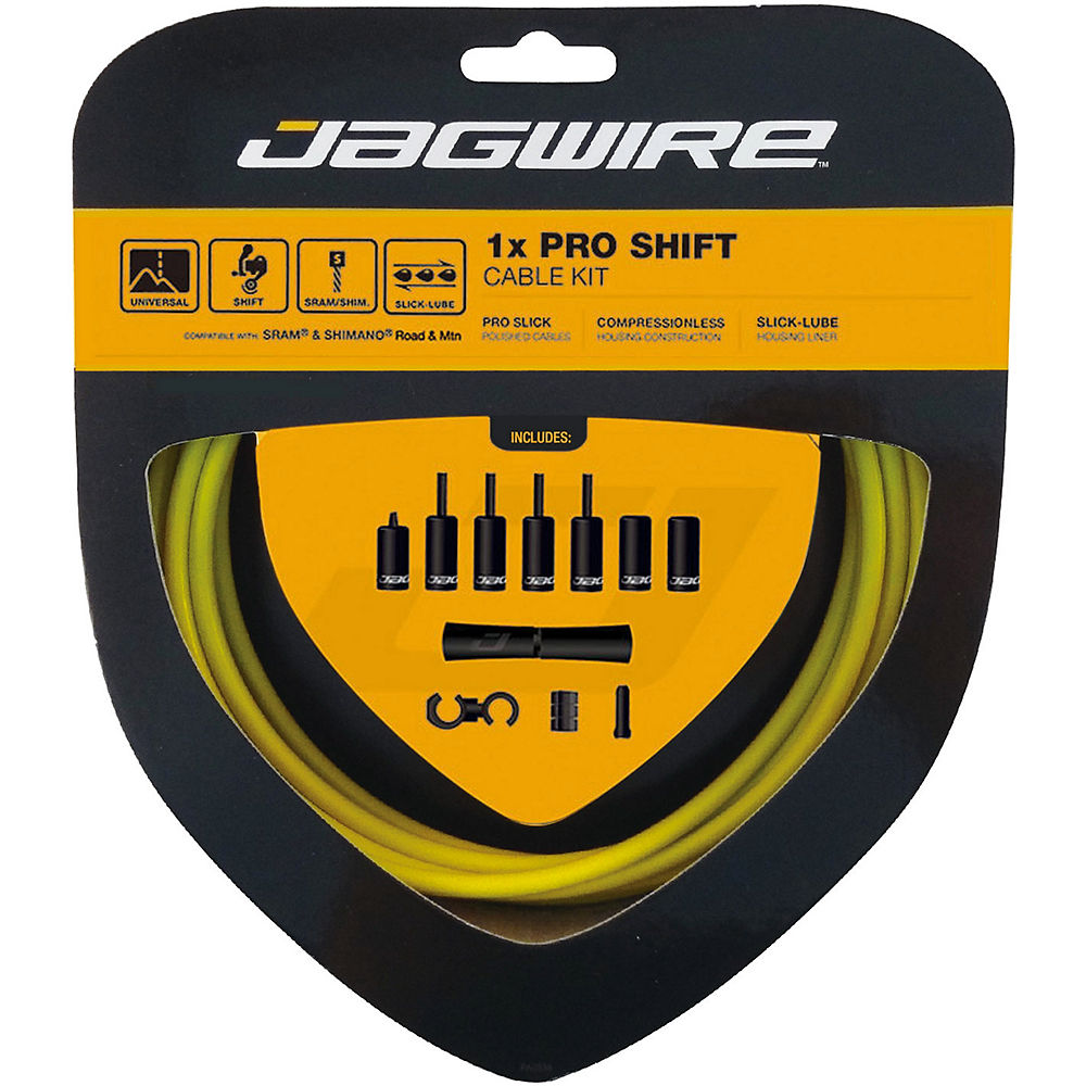 Jagwire Pro 1x Shift Gear Cable Kit - Yellow, Yellow