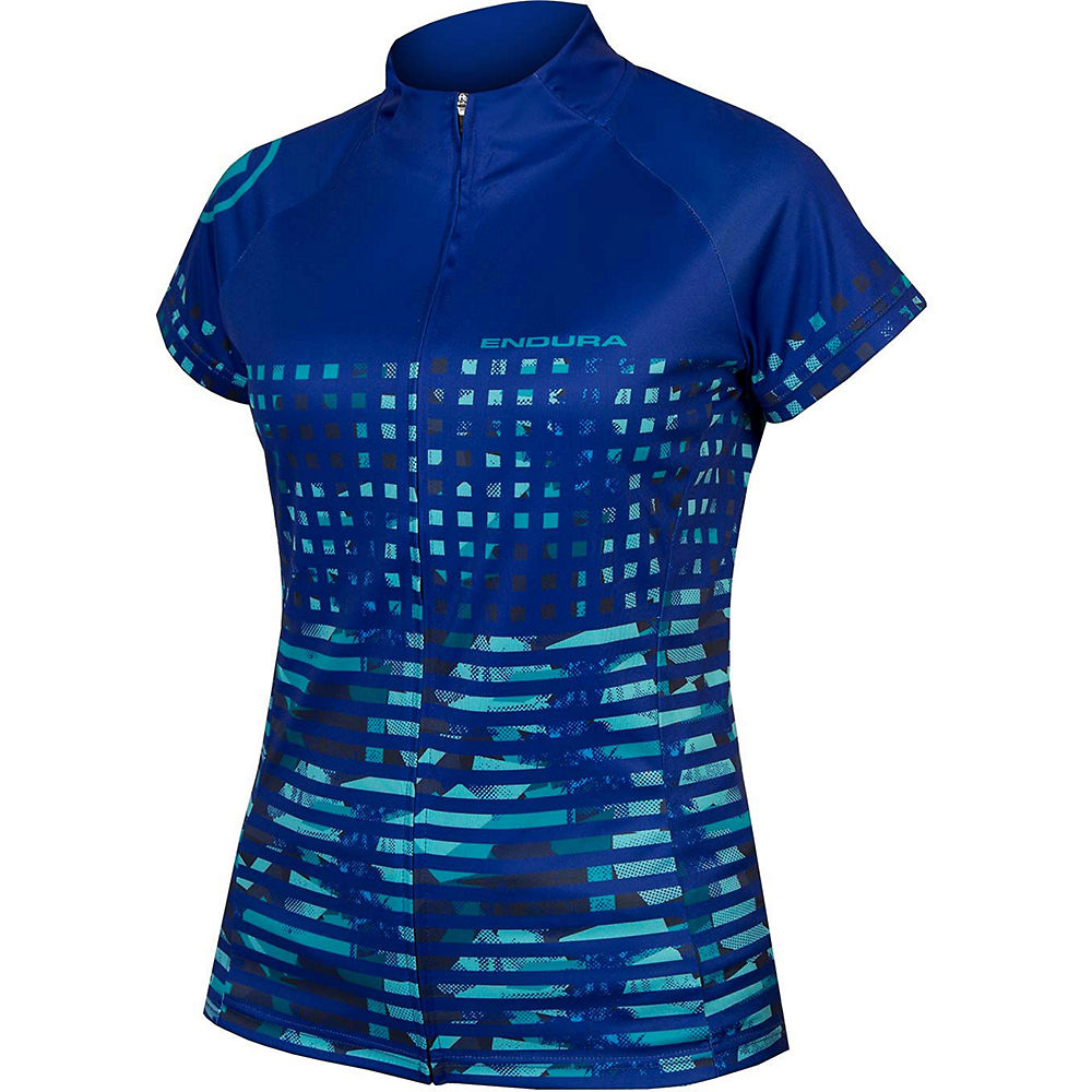 Maillot Femme Endura Hummvee Ray (manches courtes) - Bleu cobalte