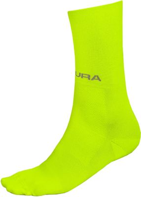 Endura Pro SL Sock II - Hi Viz Yellow - S/M}, Hi Viz Yellow