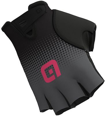 Gants Alé Guanti Dots - Noir/Gris/Fluro Pink - XL
