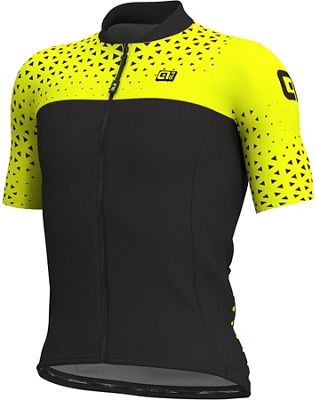 Maillot Alé Solid MC Climb - Fluro Yellow/Noir - XS, Fluro Yellow/Noir