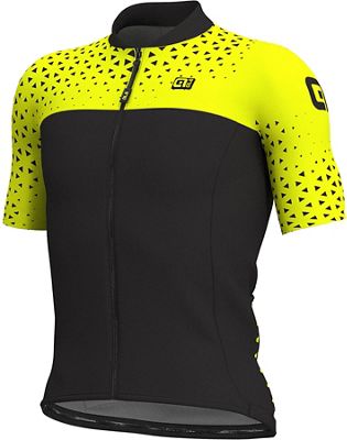 Alé Solid MC Climb Jersey - Fluro Yellow-Black - XXXL}, Fluro Yellow-Black