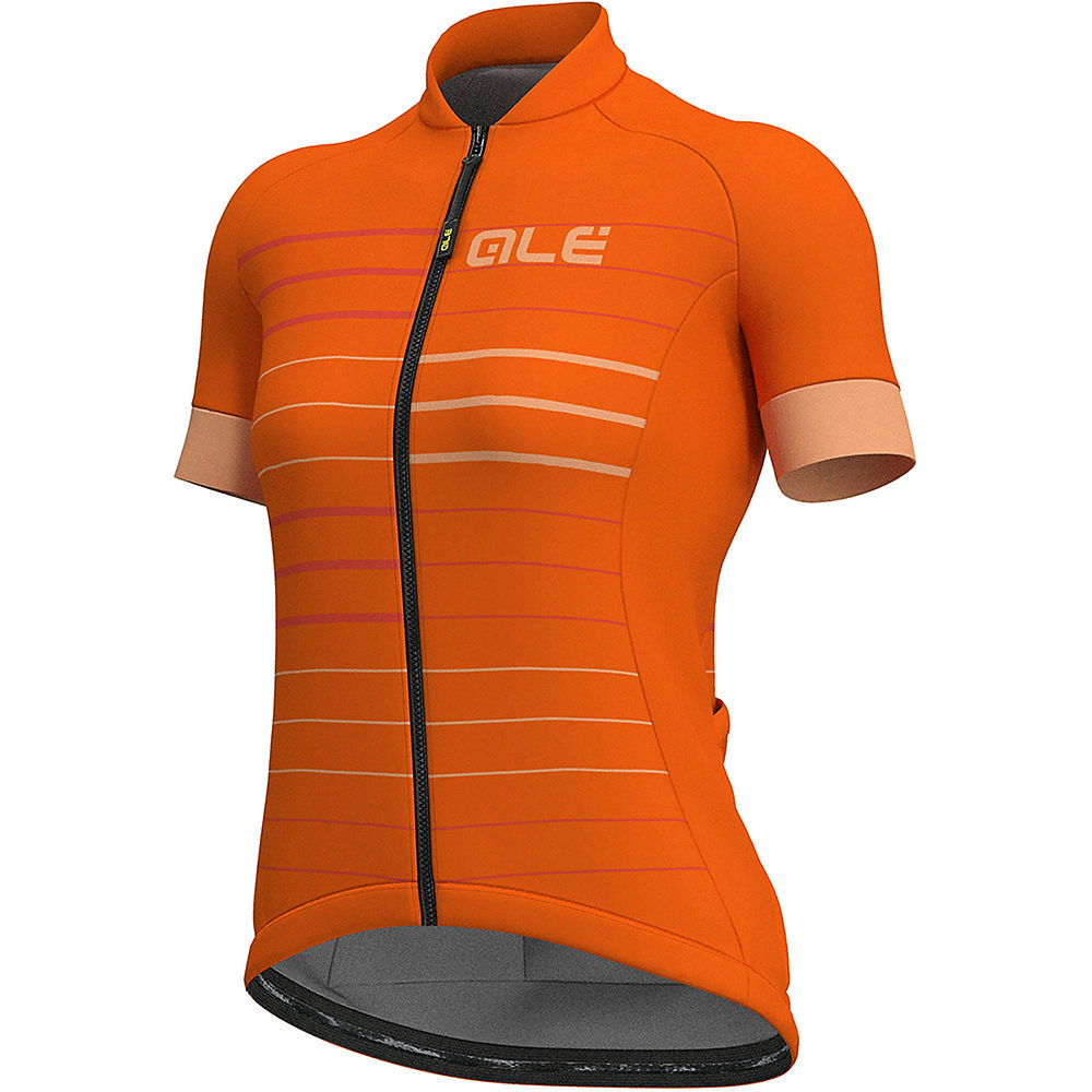 Alé Women's Solid MC Ergo Jersey - Fluro Orange