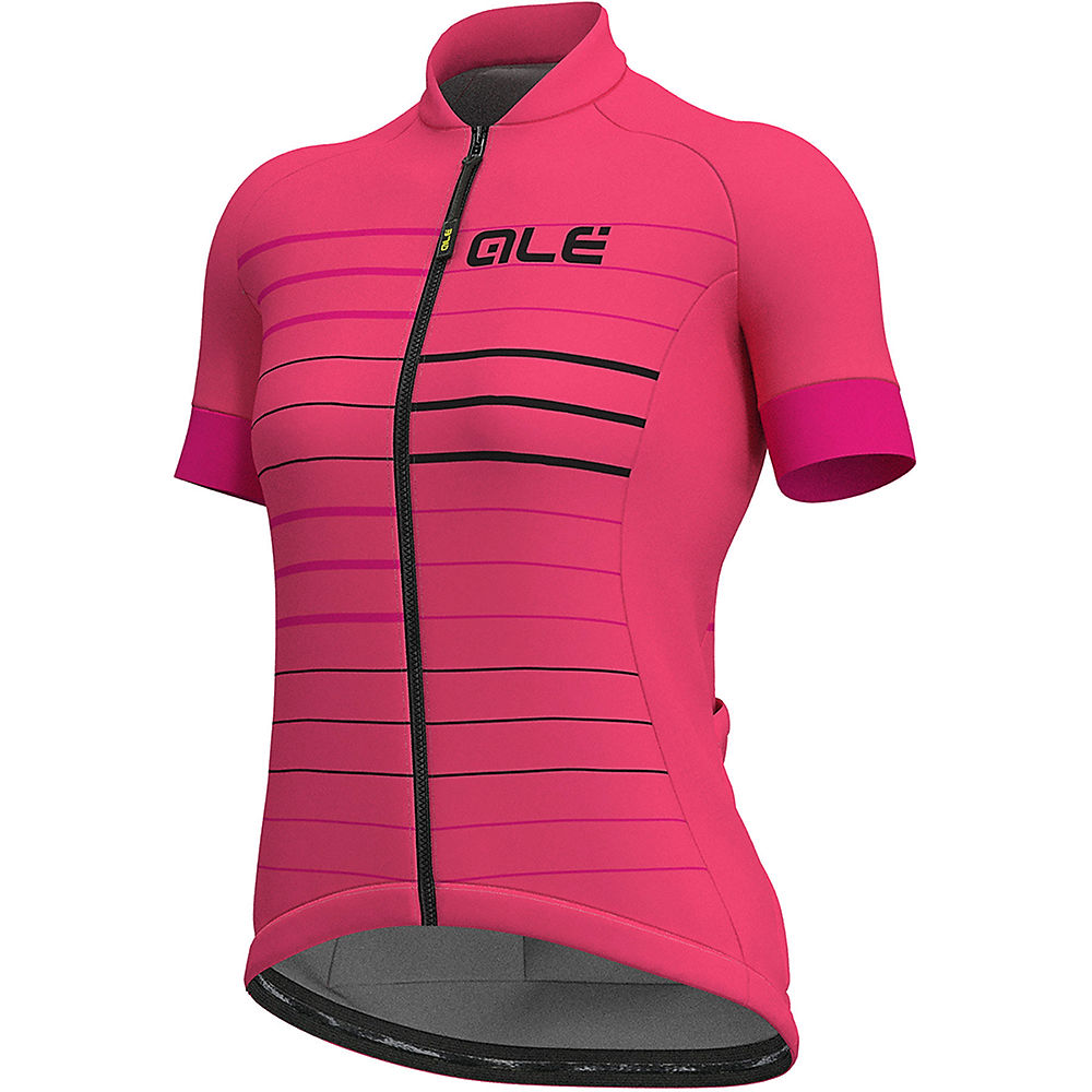 Alé Women's Solid MC Ergo Jersey - Fluro Pink-Fluro Pink