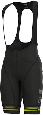 Cuissard court à bretelles Alé Graphics PRR Cb - Noir/Fluro Yellow - M