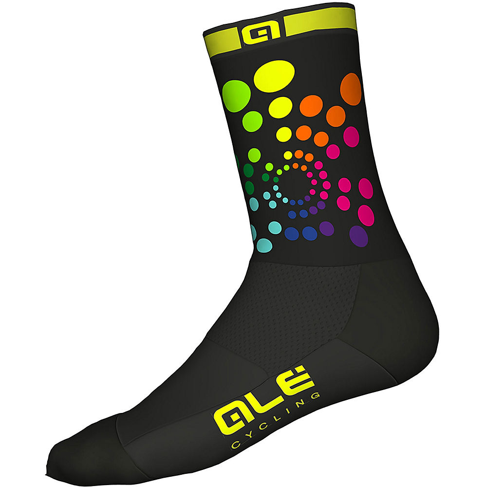 Alé Colours Socks - Noir/Multi, Noir/Multi