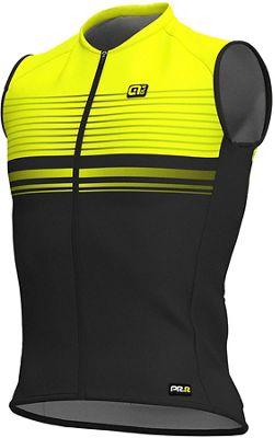 Alé Graphics PRR SM Slide Sleeveless Jersey  - Noir/Fluro Yellow - XS, Noir/Fluro Yellow
