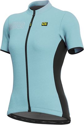 Alé Women's Solid MC Colour Block Jersey - Aqua - L}, Aqua