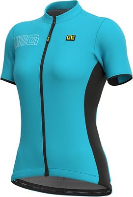 Alé Women's Solid MC Colour Block Jersey - Blue - L}, Blue