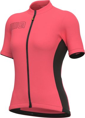 Alé Women's Solid MC Colour Block Jersey - Blusher Pink - XL}, Blusher Pink