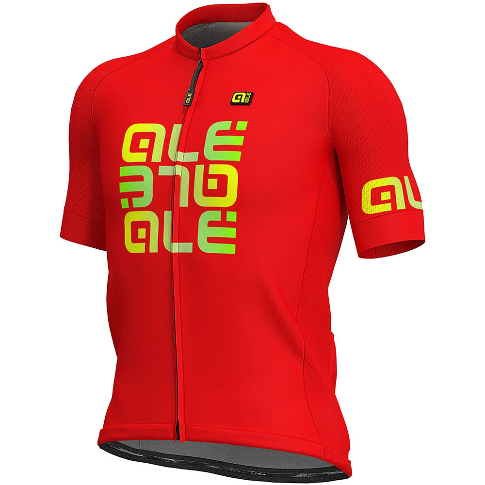 Maillot Alé Solid MC Mirror - Rouge - XS