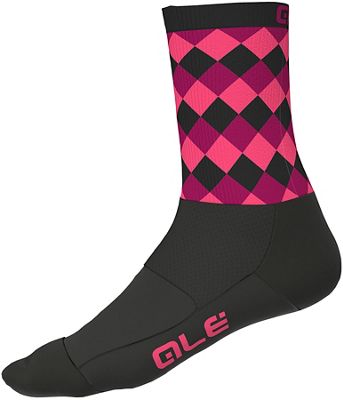Alé Rumbles Socks - Black-Fluro Pink, Black-Fluro Pink