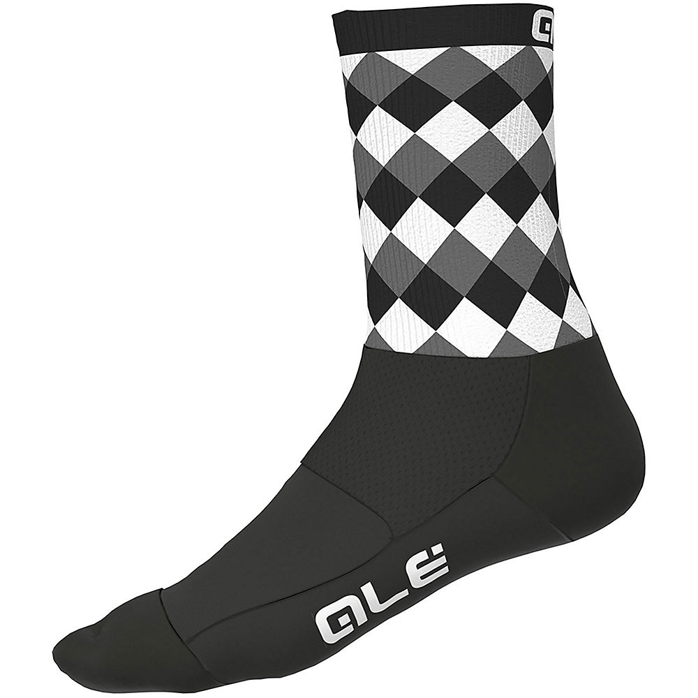 Alé Rumbles Socks - Black-Grey-White - M}, Black-Grey-White