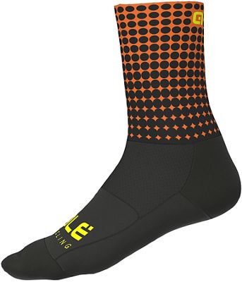 Chaussettes Alé Dots Summer - Noir/Fluro Orange, Noir/Fluro Orange