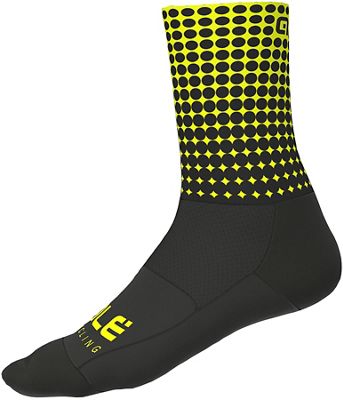Chaussettes Alé Dots Summer - Noir/Fluro Yellow, Noir/Fluro Yellow