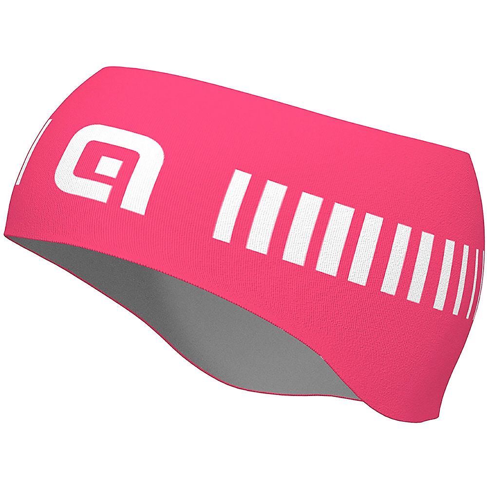 Bandeau Alé Strada - Fluro Pink/Blanc - One Size, Fluro Pink/Blanc