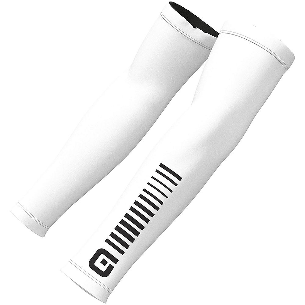 Alé Sunselect Arm Warmers - White-Black - XL}, White-Black