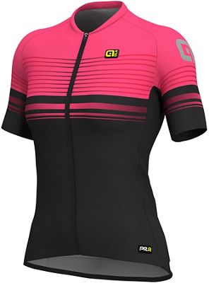 Alé Women's Graphics PRR MC Slide Jersey - Noir/Fluro Pink - XS, Noir/Fluro Pink