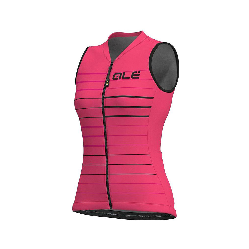 Maillot Femme Alé Solid SM Ergo (sans manches) - Fluro Pink-Fluro Pink
