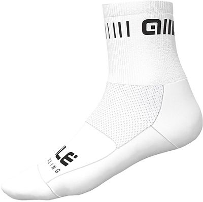 Chaussettes Alé Strada Qskin - Blanc-Noir - M, Blanc-Noir
