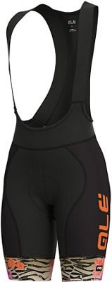 Alé Women's Graphics PRR Savana Bib Shorts - Blanc/Or/Orange