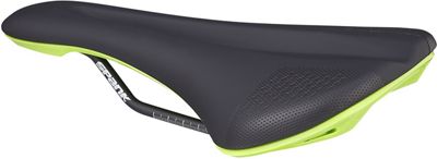 Spank OOZY 280 Mountain Bike Saddle - Black - Green - 144mm Wide, Black - Green