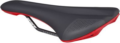 Spank OOZY 280 Mountain Bike Saddle - Black - Red - 144mm Wide, Black - Red