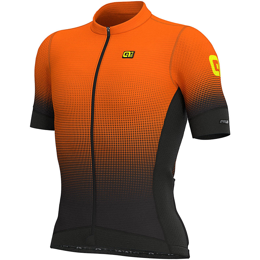 Maillot Alé PRS MC Dots - Noir/Fluro Orange - XL