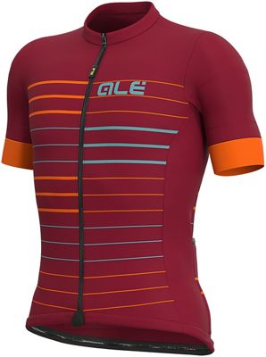 Maillot Alé Solid MC Ergo - Masai Red-Turquoise - XS, Masai Red-Turquoise