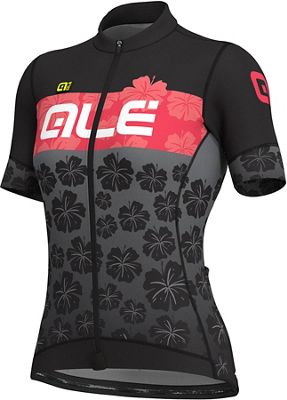 Alé Women's PRS MC Ibisco Jersey  - Noir/Gerbera - XXL, Noir/Gerbera