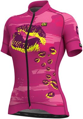 Maillot Femme Alé Graphics PRR MC Romantic - Rose/Violet/Fluro Yellow