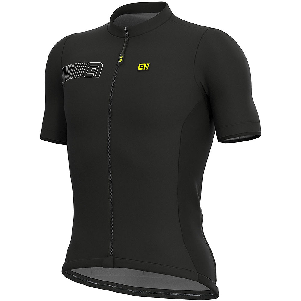 Maillot Alé Solid MC Colour Block - Noir - XL, Noir