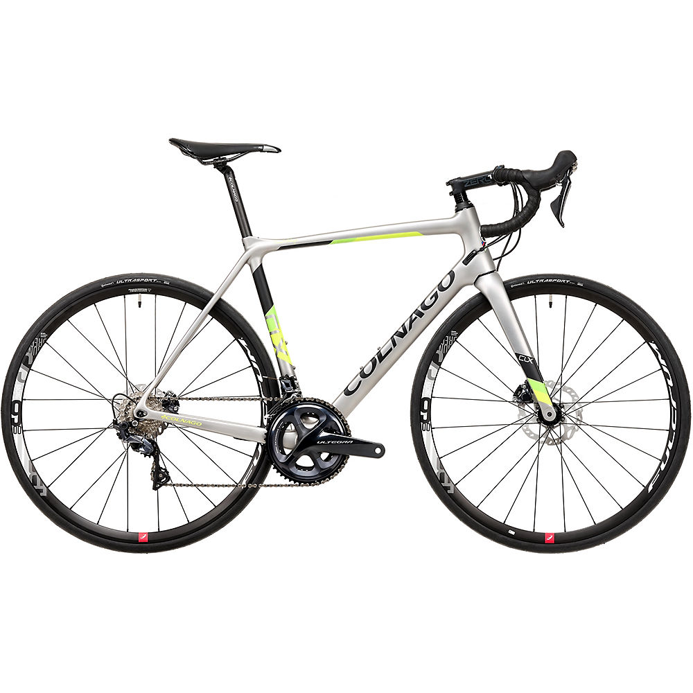 Vélo de route Colnago CLX Evo (Ultegra - 2019) 2020 - Satin Grey/Vert/Jaune - 50cm (19.75)