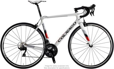 Vélo de route Colnago CRS (Ultegra - 2019) - Gloss White/Rouge - 50cm (19.5)