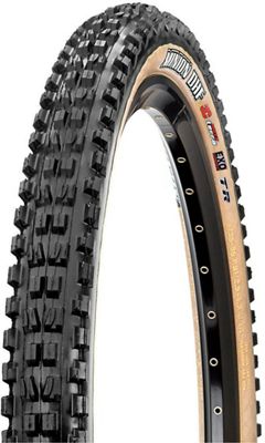 Maxxis Minion DHF Folding Tan Tyre - 3C-EXO-TR - Black - Skinwall - Front Specific, Black - Skinwall
