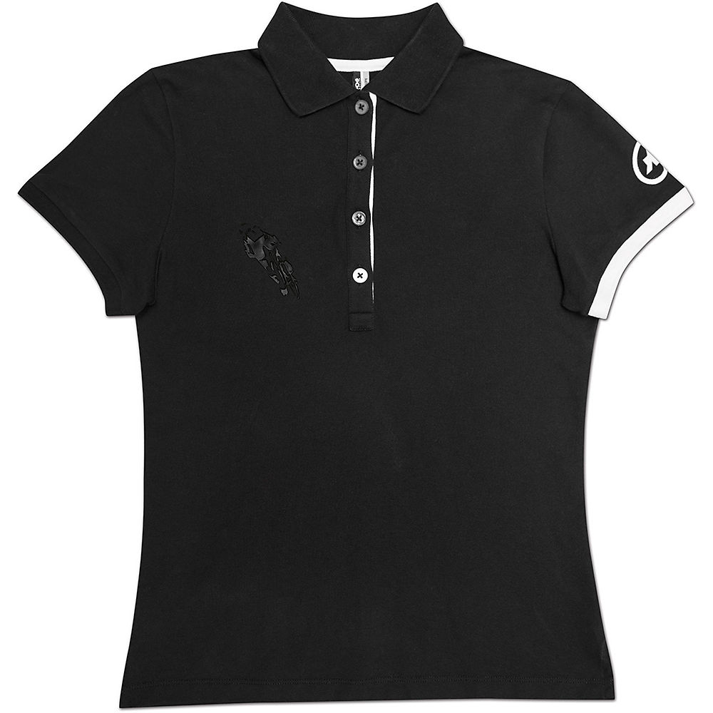 Assos Women's Corporate Short Sleeve Polo - Block Noir - XS
