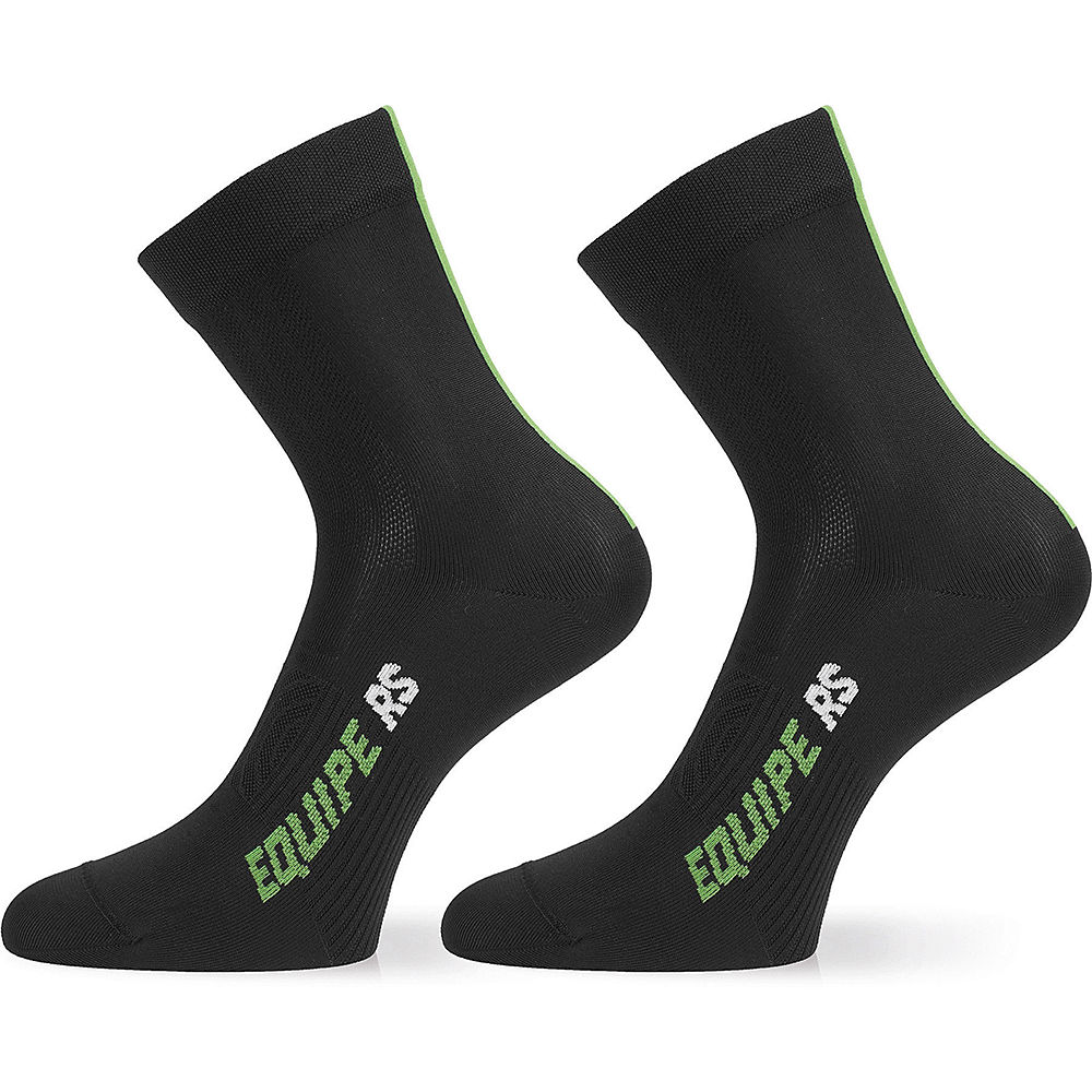 Assos RS Socks - Data Green - XL/XXL