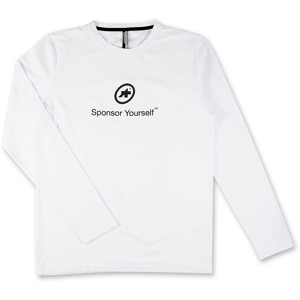 Assos Sponsor Yourself Long Sleeve T-Shirt - Saint Blanc - M