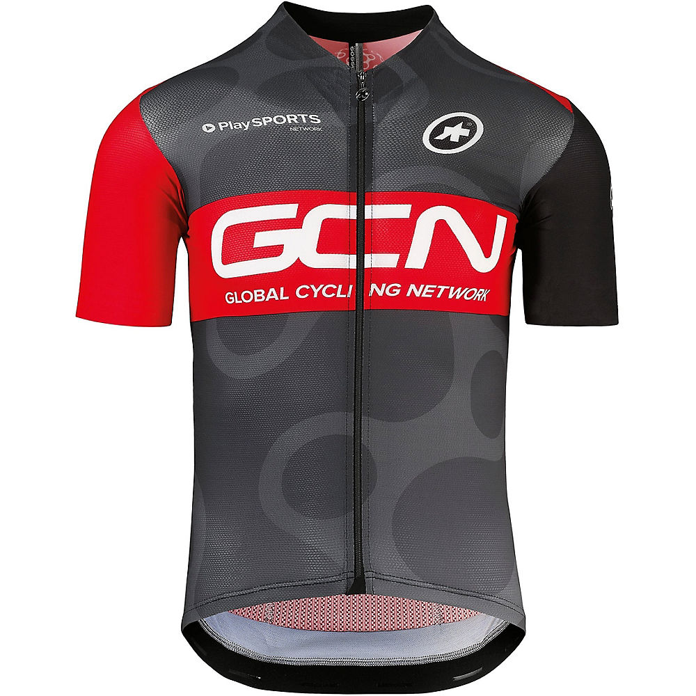 Maillot Assos GCN Pro Team (manches courtes) - Noir/Rouge - XXL