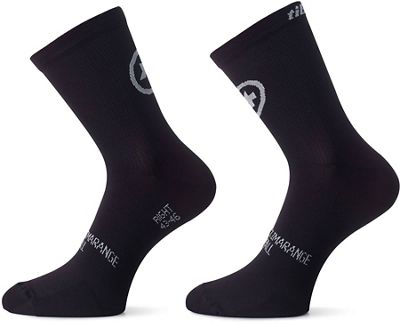 Assos Tiburu Sock Evo 8 Twin Pack - Black Series - S/M